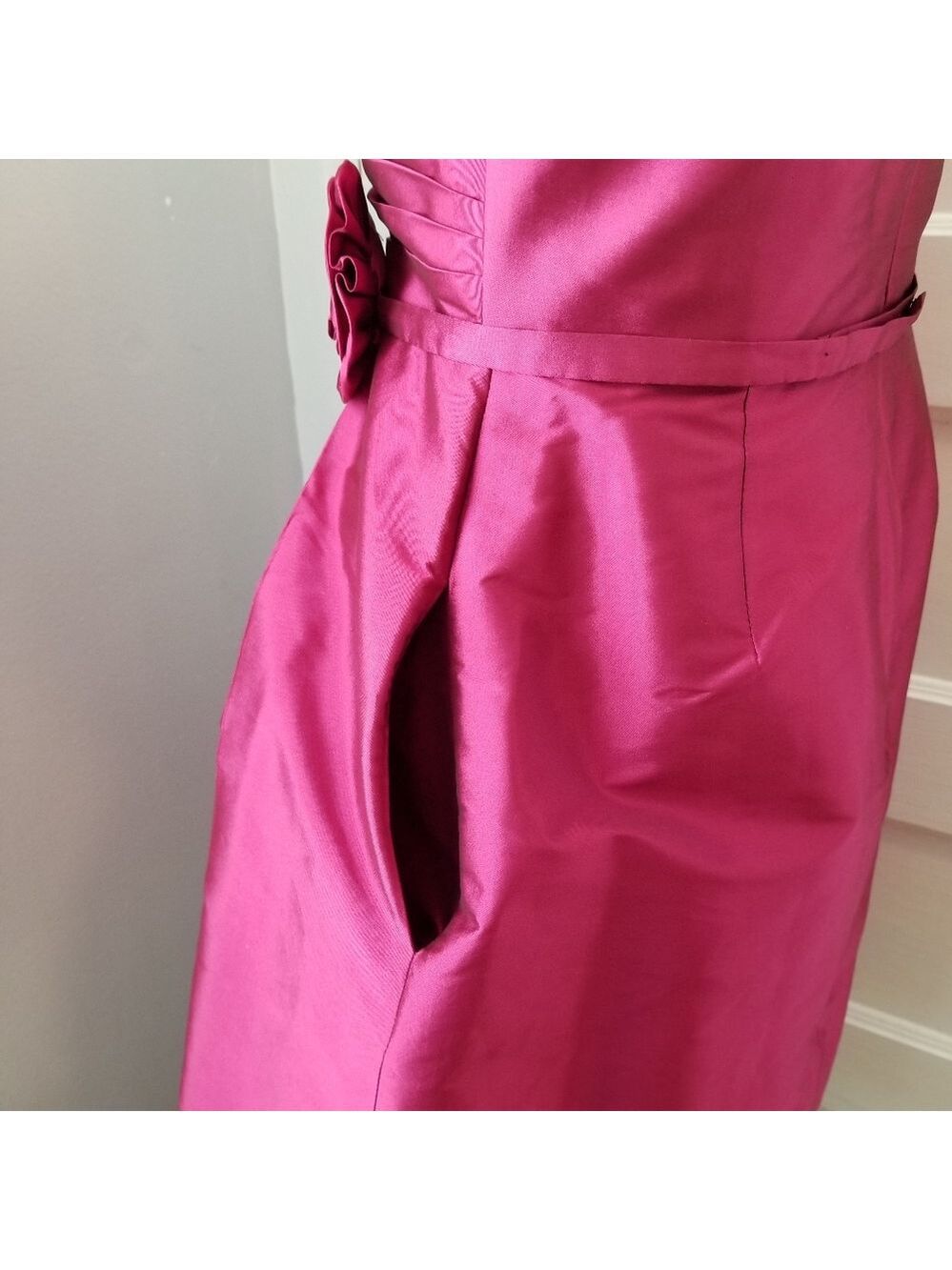 Alfred Sung Fruit Punch Strapless Dress, Size 8 - Picture 9 of 11